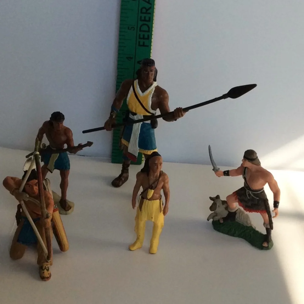 LDD Ammon native stripling warrior figures Vintage